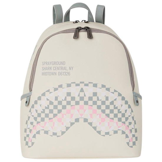 Sprayground Τσάντα πλάτης Cream Check Shark Central Savage Backpack
